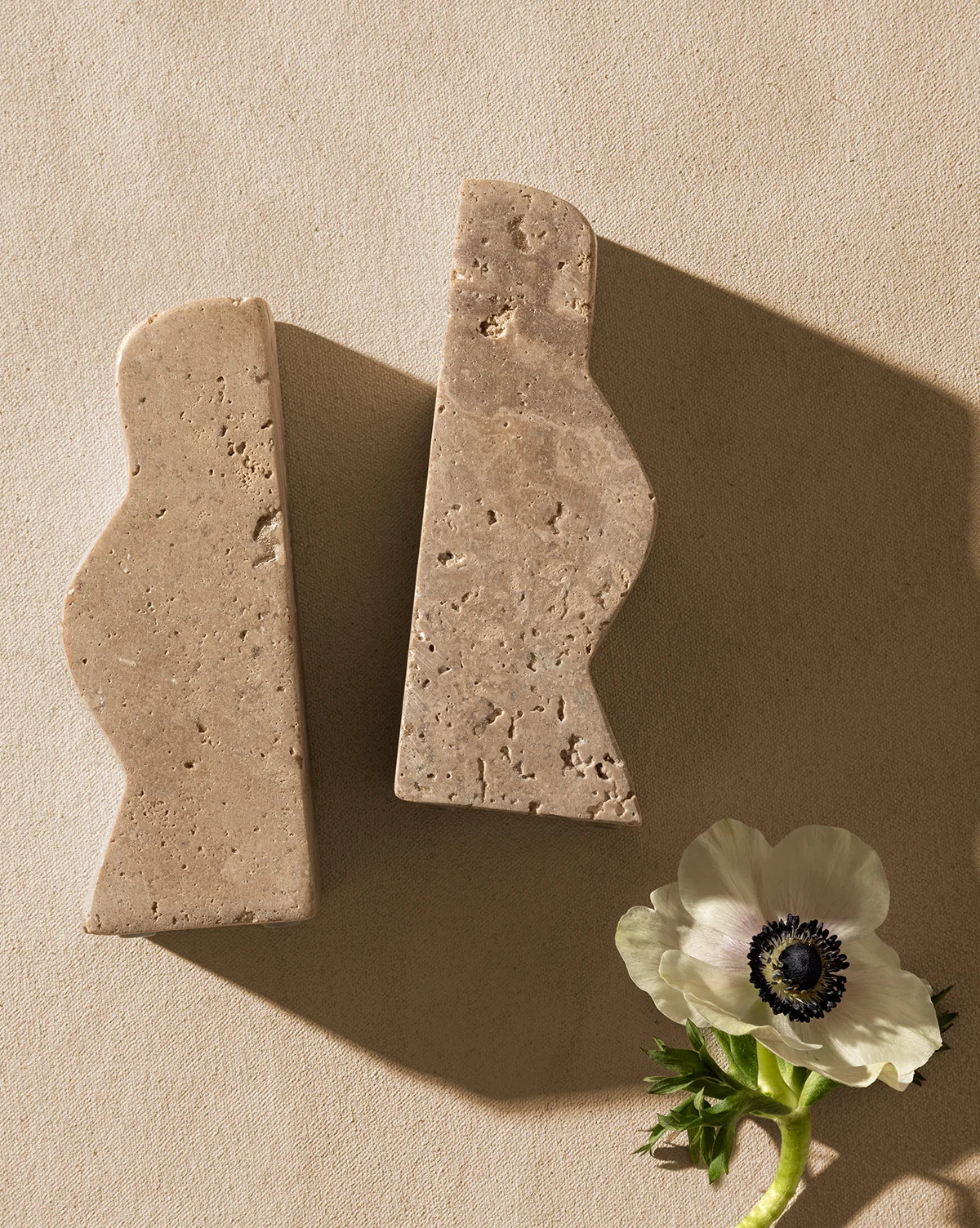 Catriona Travertine Bookends (Set of 2) | McGee & Co. (US)