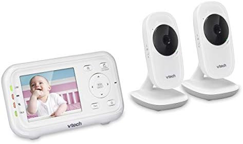 VTech VM3252-2 Digital Video Baby Monitor with 2.8" LCD 2 Cameras and Automatic Night Vision, 1 C... | Amazon (CA)