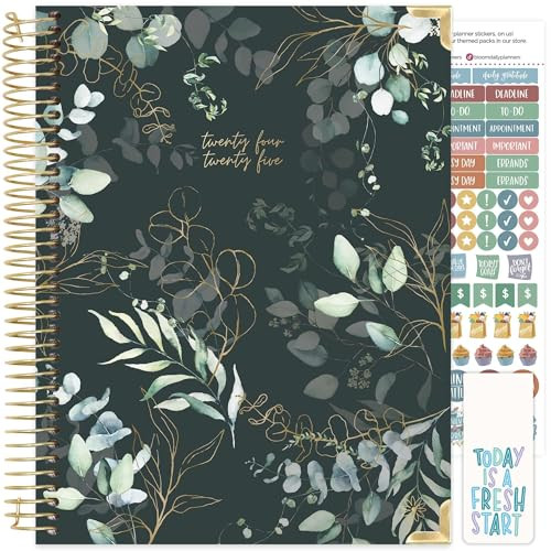 HARDCOVER bloom daily planners 2024-2025 (8.5" x 11") Academic Year Day Planner (July 2024 - July 2025) - Passion/Goal Organizer - Monthly & Weekly Inspirational Agenda Book - Eucalyptus, Green | Amazon (US)
