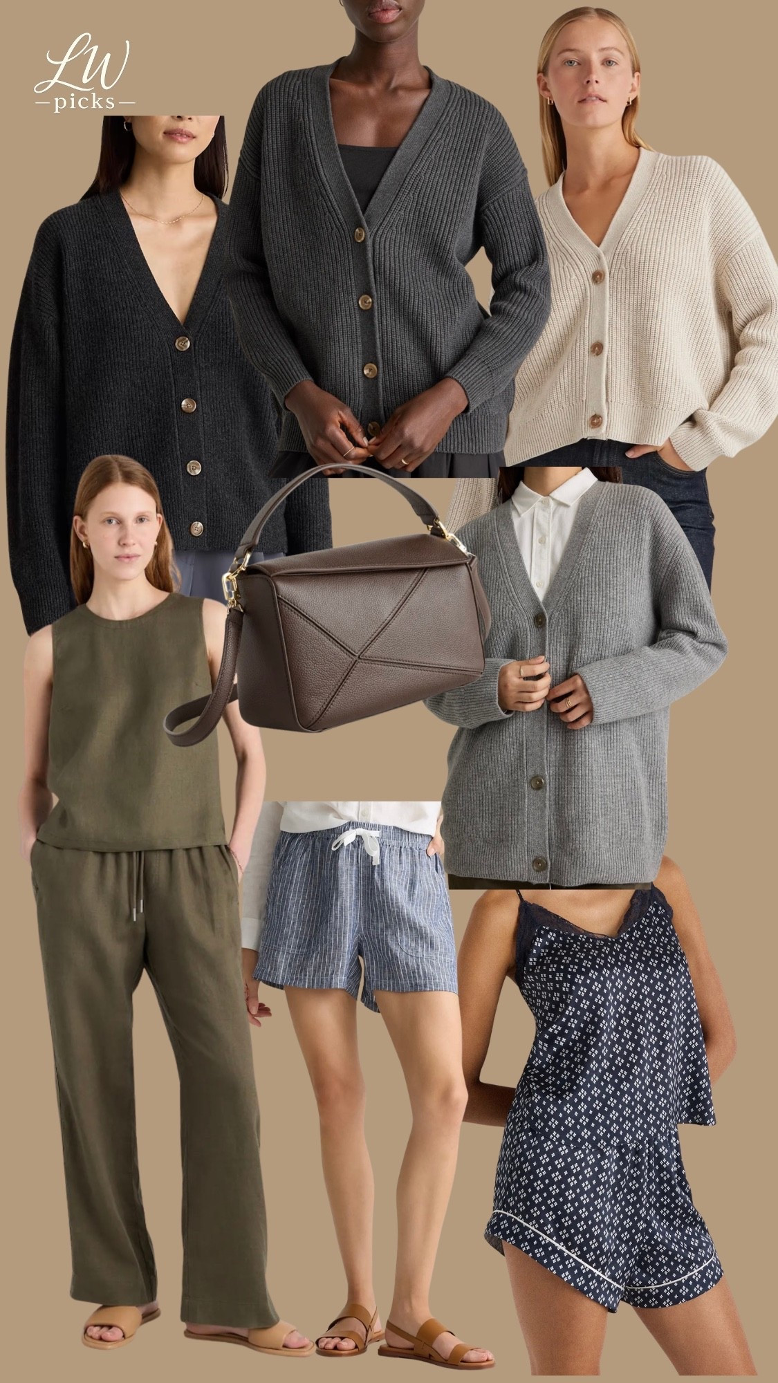 @Quince picks. Having a hard time deciding which grey cardigan.
