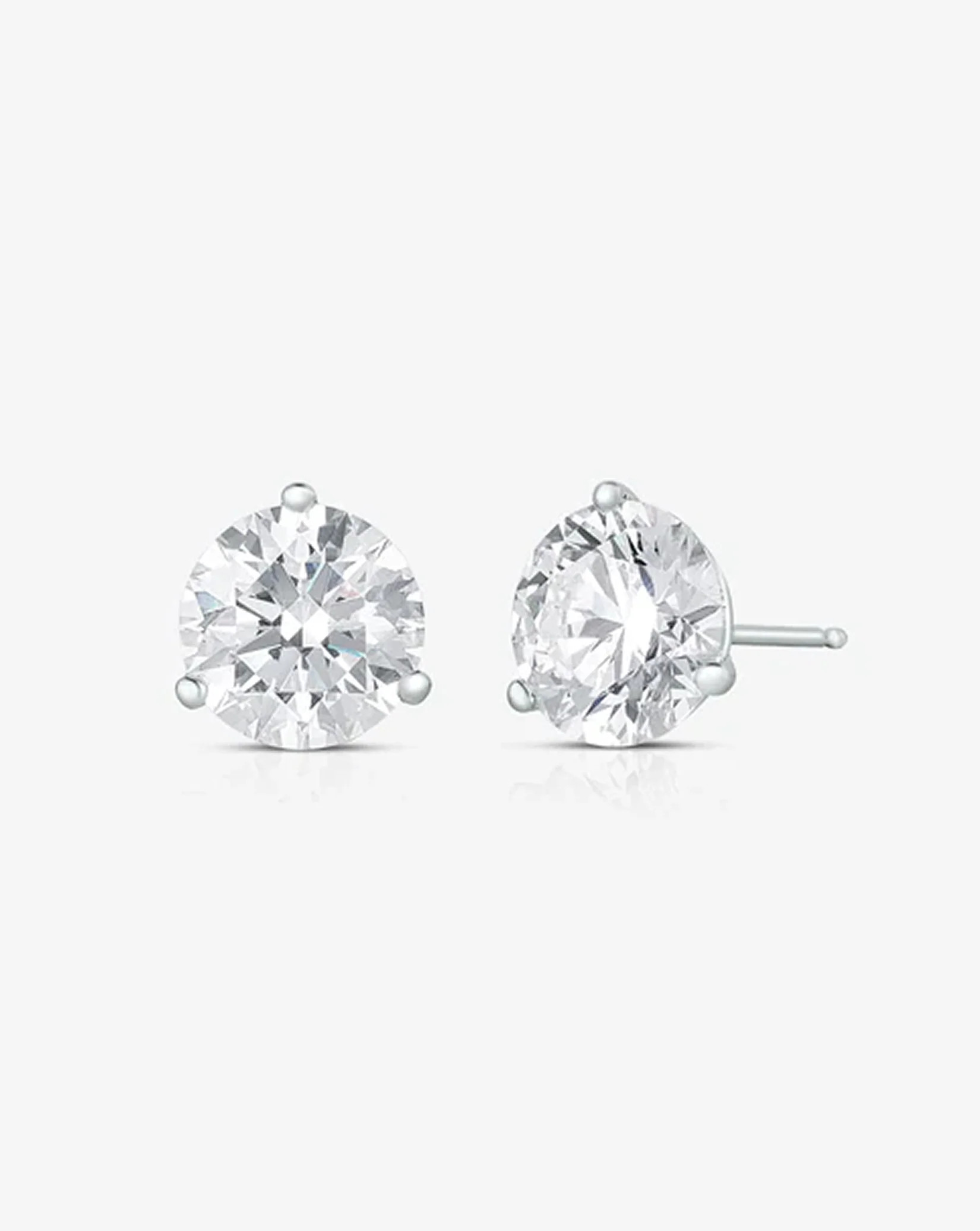 Round Lab Diamond Studs | Ring Concierge
