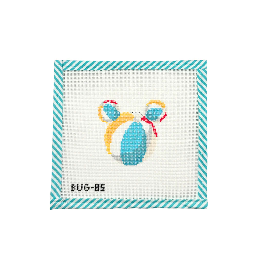 Beach Ball Ears | Atlantic Blue Canvas