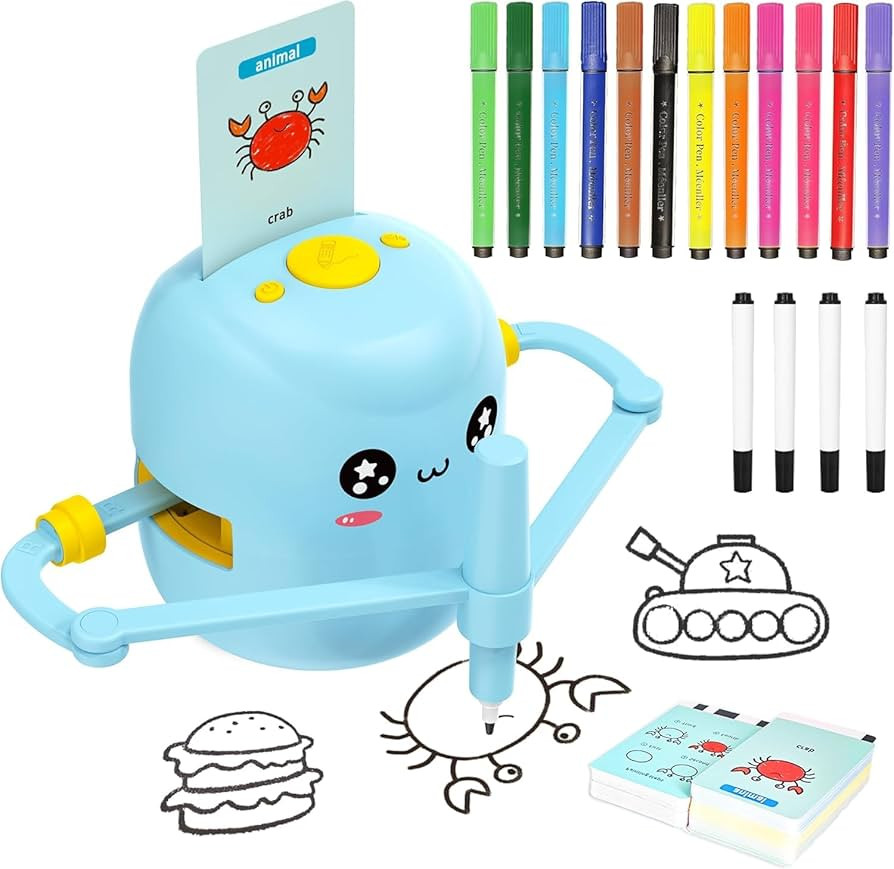 Drawing Robot for Kids, Interactive Educational Drawing Robot with Voice Interaction, Montessori ... | Amazon (US)