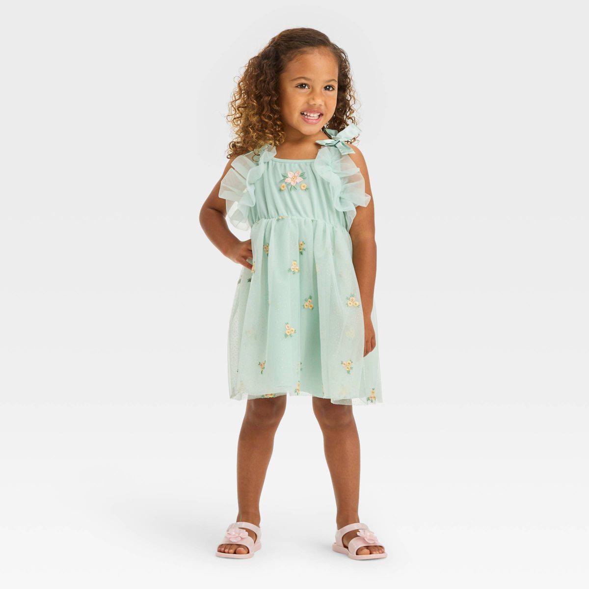 Toddler Girls' Audrey Camille Tutu Dress - Mint Green | Target