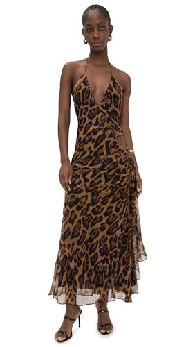 BARDOT Women's Cyrel Printed Maxi Dress, B Leopard, 4 | Amazon (US)