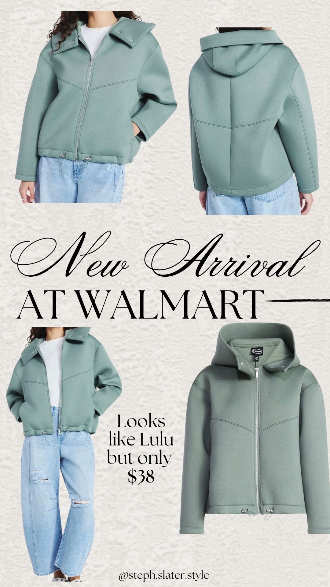 Look for less scuba jacket at Walmart 

#LTKActive #LTKOver40 #LTKFindsUnder50