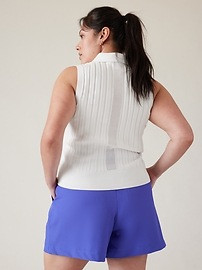 Fairway Polo Sweater Tank | Athleta