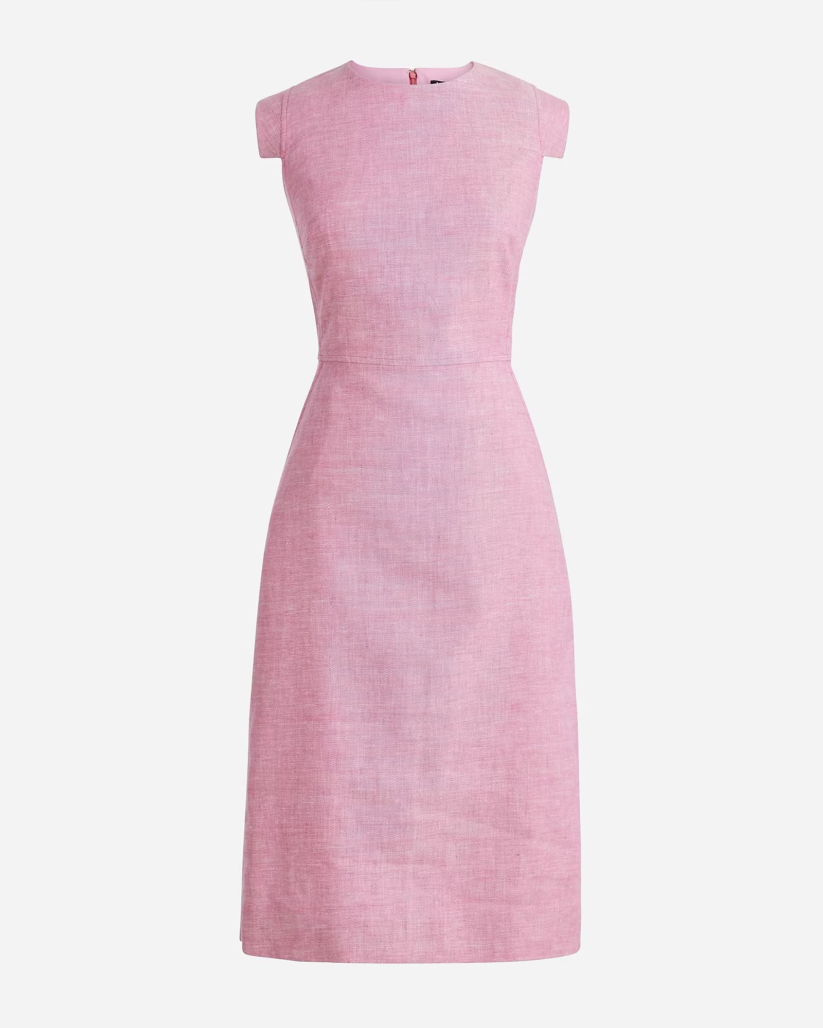 Resume dress in stretch linen blend | J.Crew US