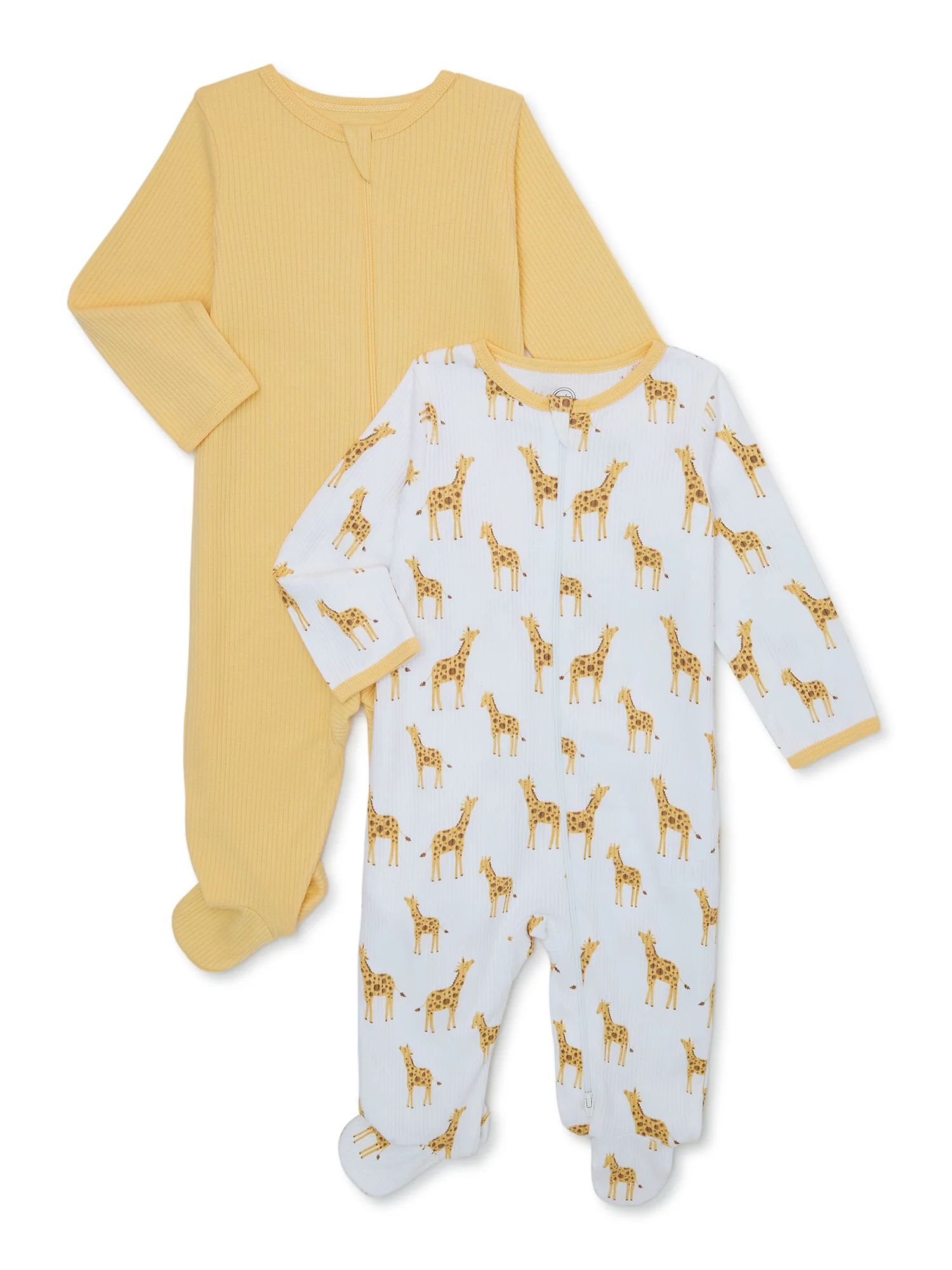 Wonder Nation Baby Boys Giraffe Sleep and Play, 2-Pack, Sizes 0-9 Months | Walmart (US)