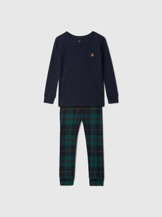 babyGap Organic Cotton Henley PJ Set | Gap (US)