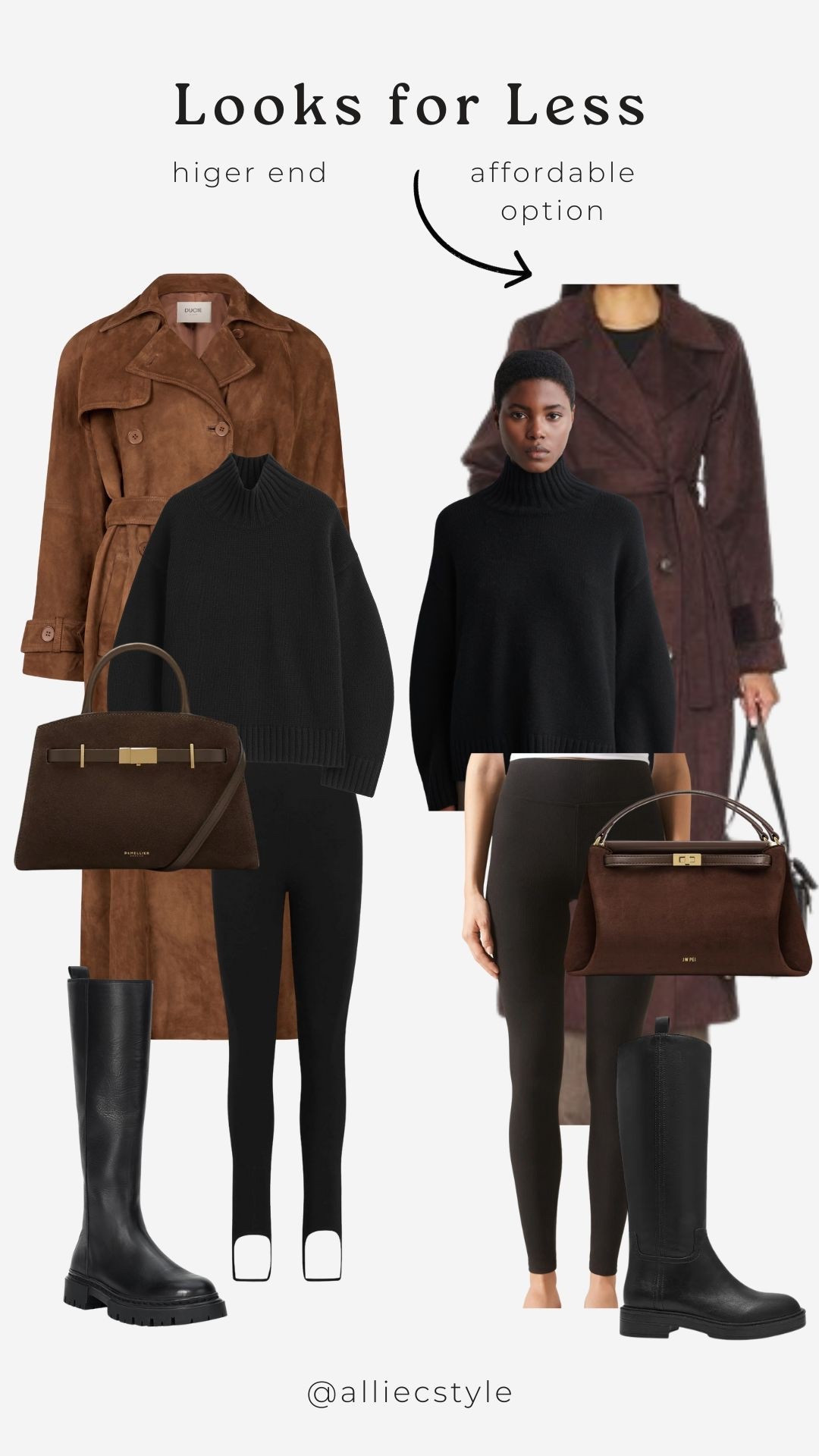 Suede brown trench coat look for less

#LTKootd #LTKdayinmylife
