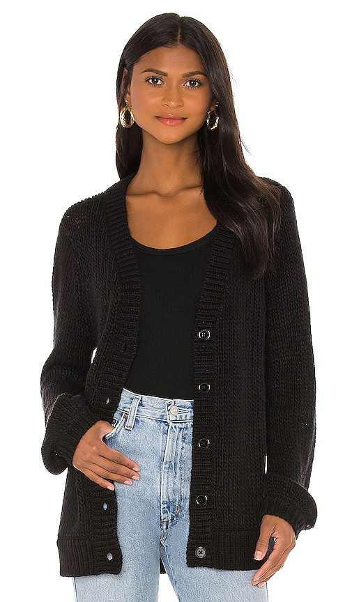 Lovers and Friends Jordyn Oversized Cardigan in Black. | Revolve Clothing (Global)
