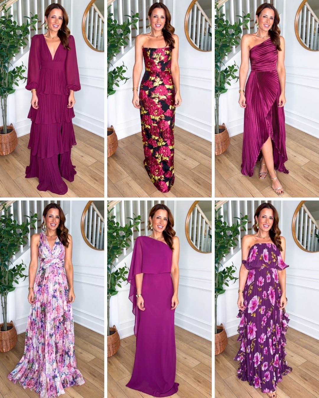 Fall wedding guest dresses in smallest size each.. Floral pleated maxi dresses. Cocktail dresses. Black-tie optional dresses. Winter wedding guest. Party dresses.
#1: XXS and stunning!! Adjustable straps. Size up if in-between
#2: XXS and keeping this one!
#3 & 4: same dress! Wearing XS with adjustable tie straps.
#5: XXS and TTS
#6: Sized up to XS but think I could have done XXS. It’s gorgeous!!

#LTKWedding #LTKPetite #LTKootd
