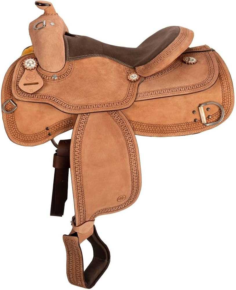 Schneiders Running W II Roughout Western Work Saddle | Lightweight Design | Close Contact Fit | C... | Amazon (US)