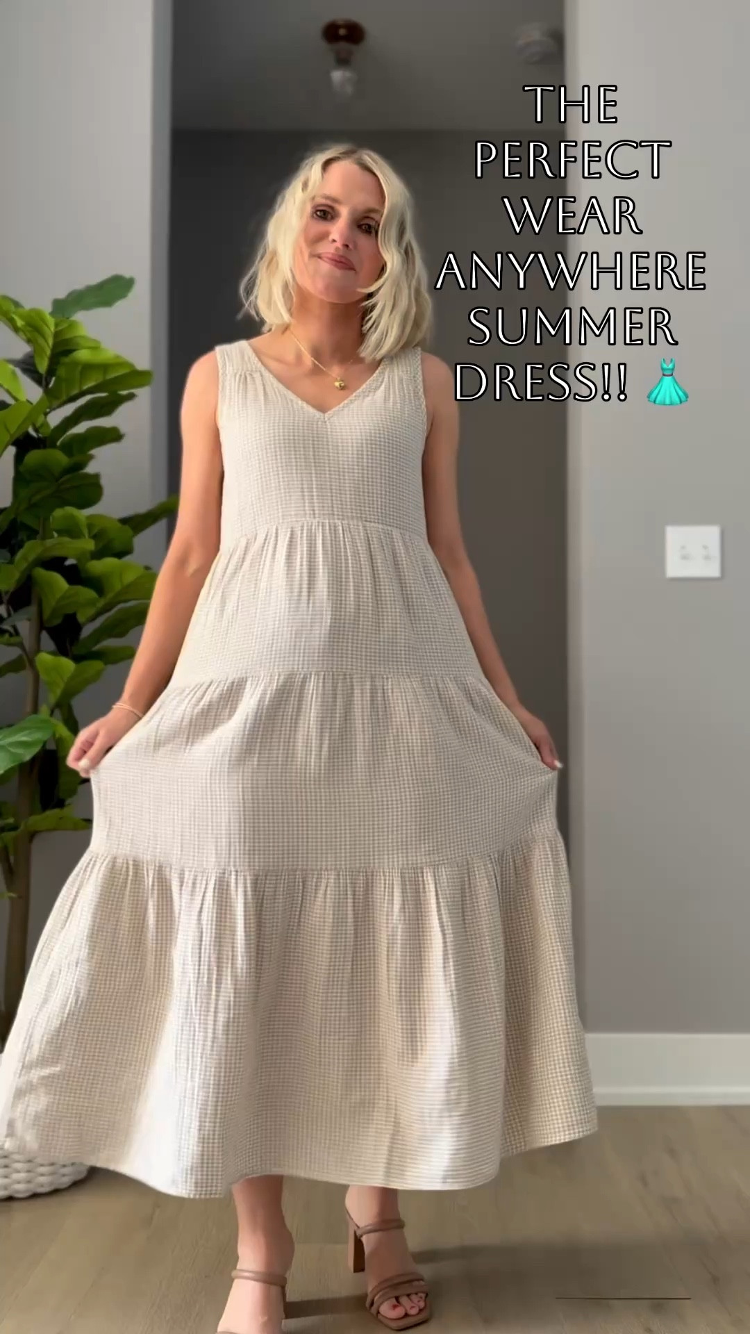 I love this gauzy gingham dress from @Quince ! It’s the perfect dress for summer! It comes in several color and pattern options.  I’m wearing an xsmall.  I will also link some other midi dress from Quince that I am loving! #quincepartner 


#LTKPetite #LTKSeasonal #LTKOver40