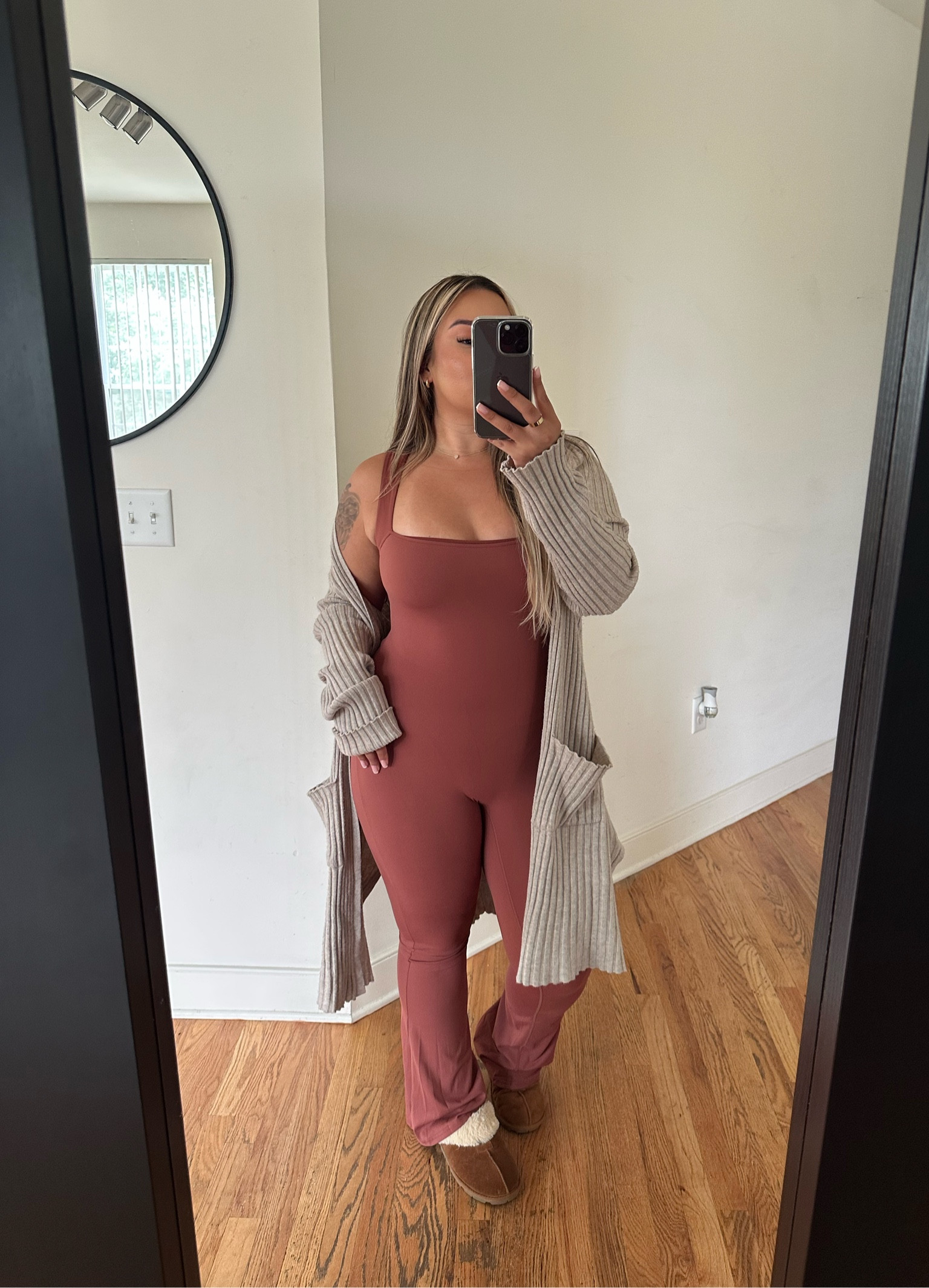 Fall loungewear outfit Inspo🍁🤎✨

Wearing size M in the jumpsuit 🫶🏼

#LTKunder50 #LTKstyletip #LTKSeasonal