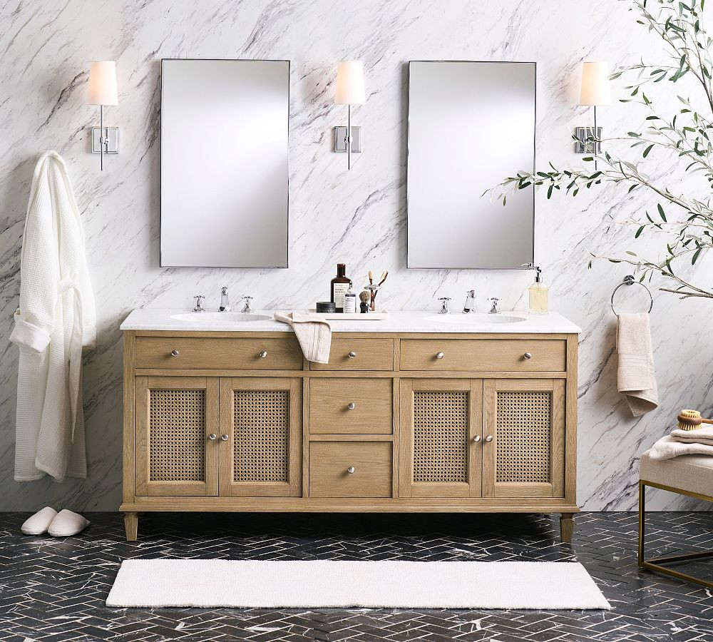 Sausalito 70" Double Sink Vanity | Pottery Barn (US)