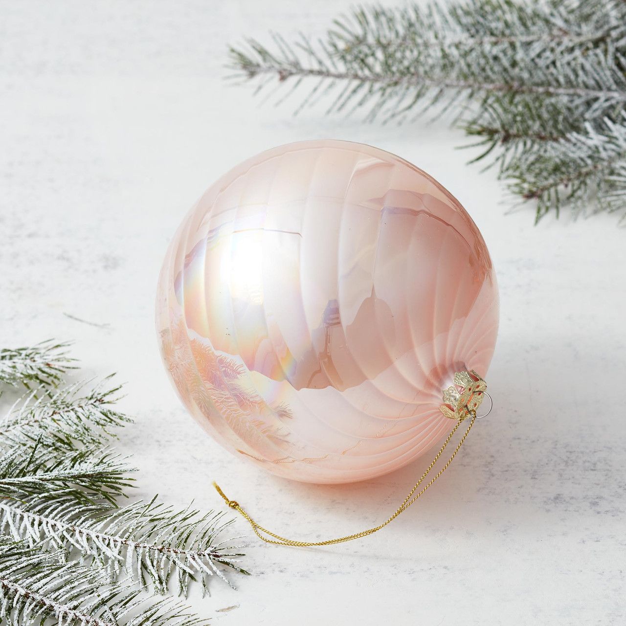 Oversized Iridescent Ornament | Z Gallerie