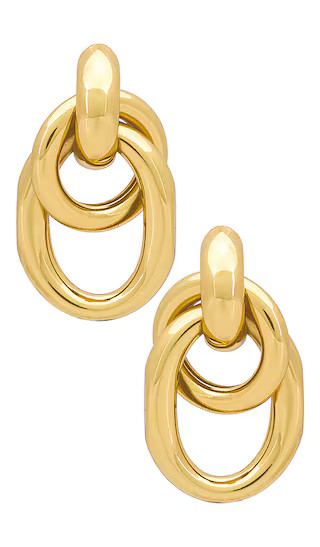 Ami Hoops in Gold | Revolve Clothing (Global)