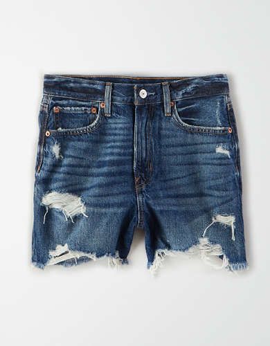 AE 90s Boyfriend Denim Short | American Eagle Outfitters (US & CA)