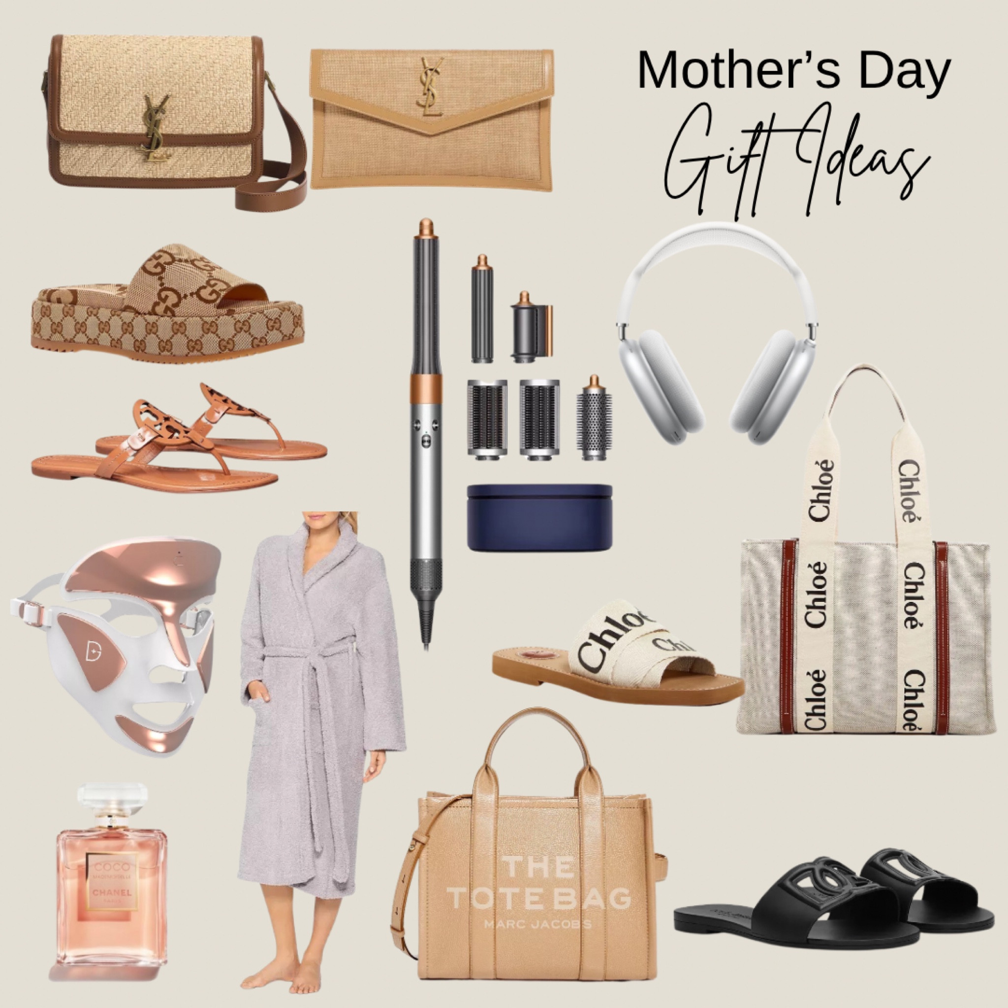 Mother’s Day Luxe Gift Ideas!
Designer, handbag, purse, shoes, sandals, Dyson Airwrap, barefoot dreams robe, Chloe, Gucci, YSL, Chanel perfume, gift guides

#LTKover40 #LTKGiftGuide #LTKbeauty