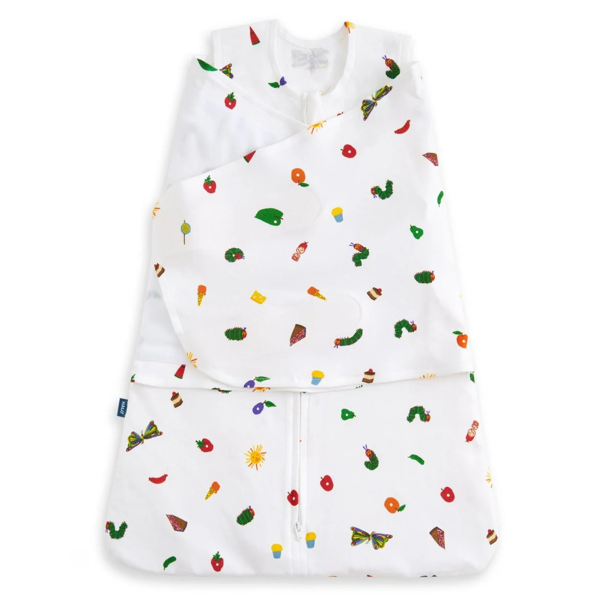 Eric Carle The Very Hungry Caterpillar 100% Cotton Swaddle TOG 1.5 | Halo Sleep
