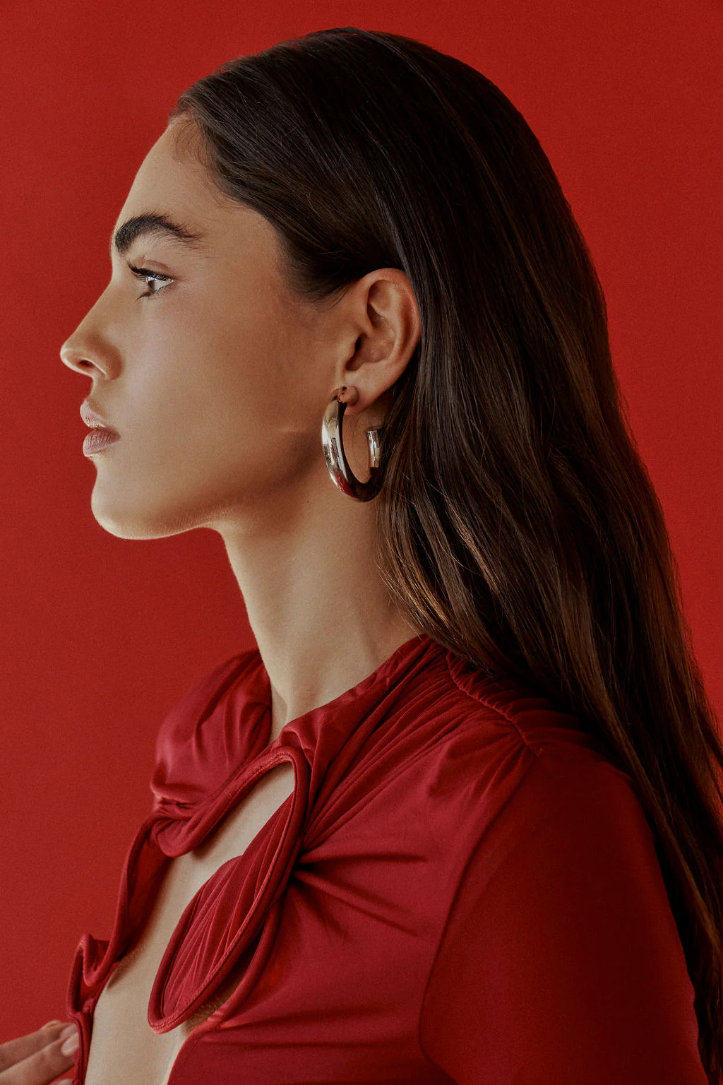 Large Sloane Hoops | Lili Claspe