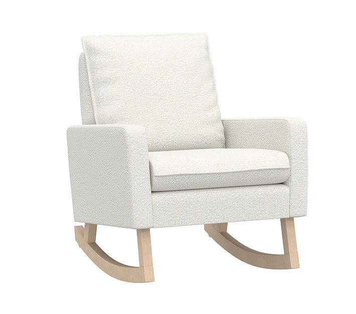 Paxton Convertible Rocker, Brushed Crossweave, Natural | Pottery Barn Kids