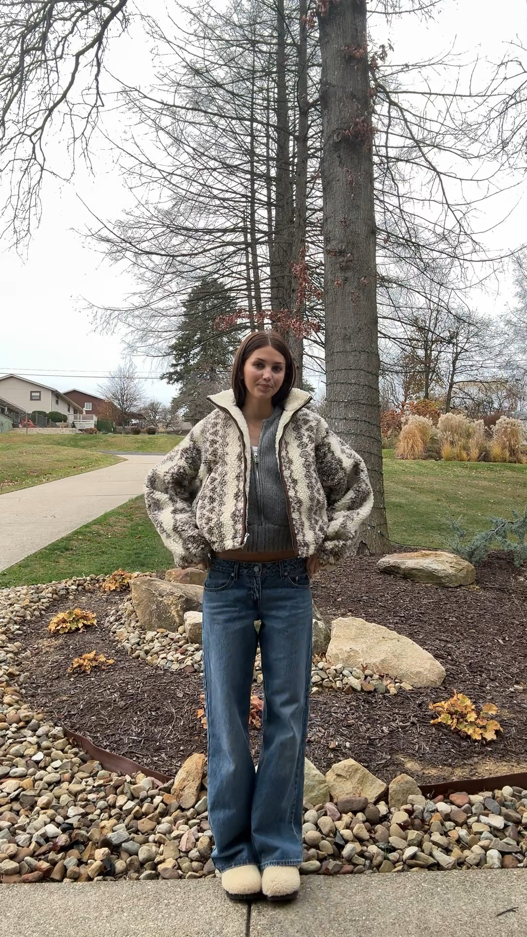 Jacket is Isabel marant and sweater is Zara