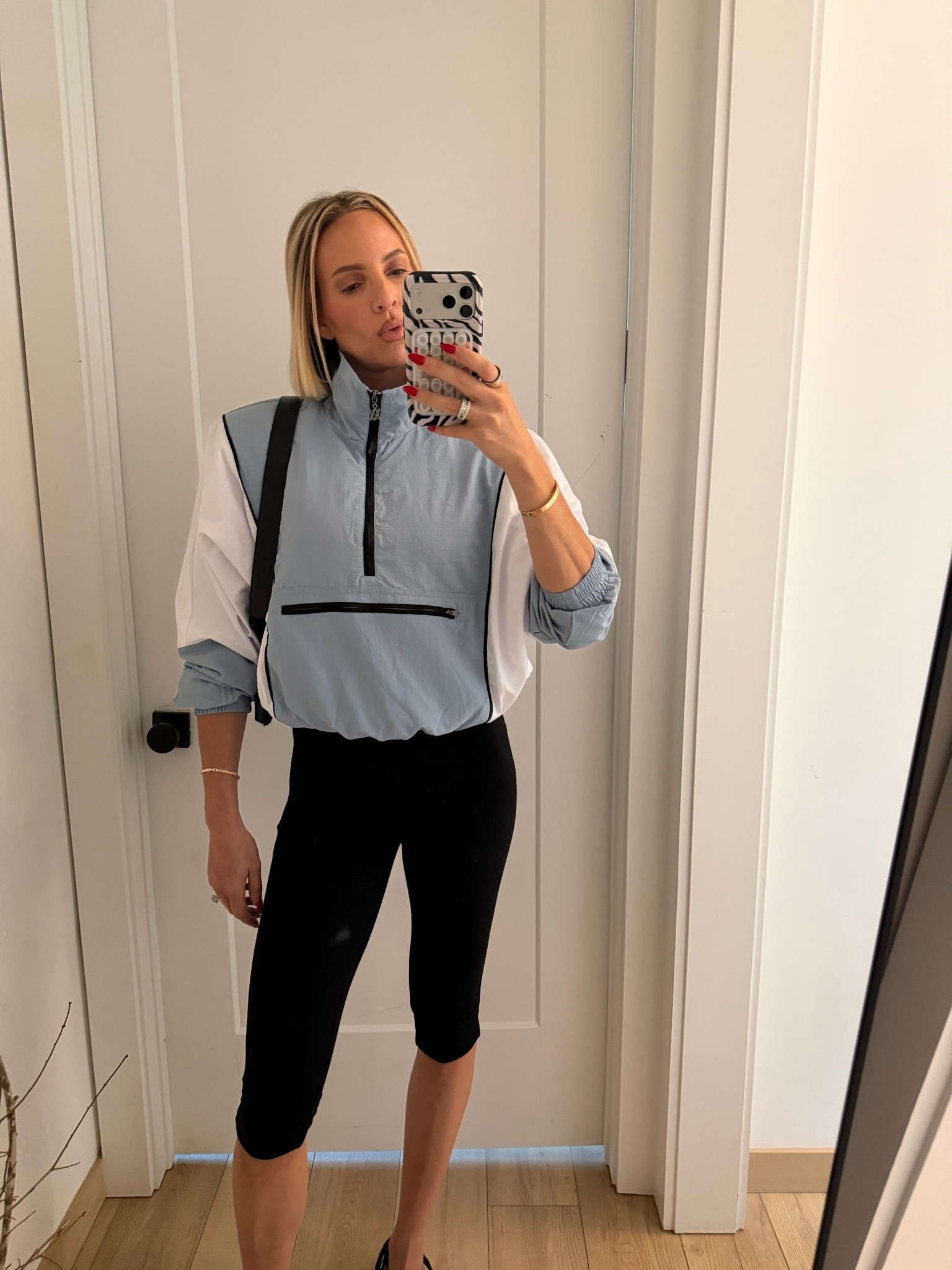 I am in LOVE with a spring breaker. The second I thought I bought immediately. I knew it was going to sell out. It’s available now for pre-order it at REVOLVE and I also linked it into other places below. I’m wearing a medium.

#LTKootd #LTKdayinmylife #LTKOver40