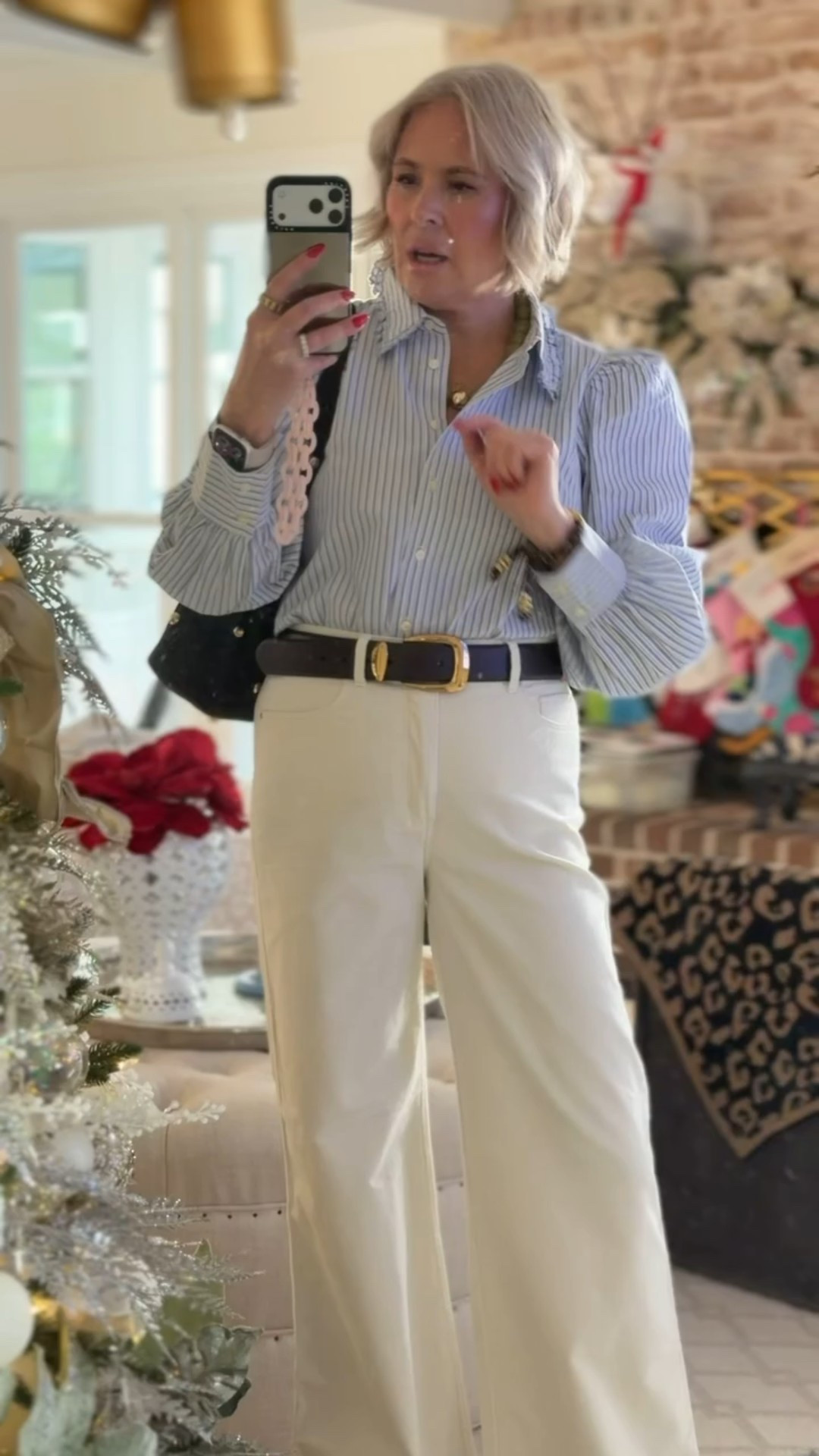 I had to share my outfit it’s so good!!

Trendy fashion, elevated look, casual outfit, tie top, white jeans 

#LTKHoliday #LTKootd