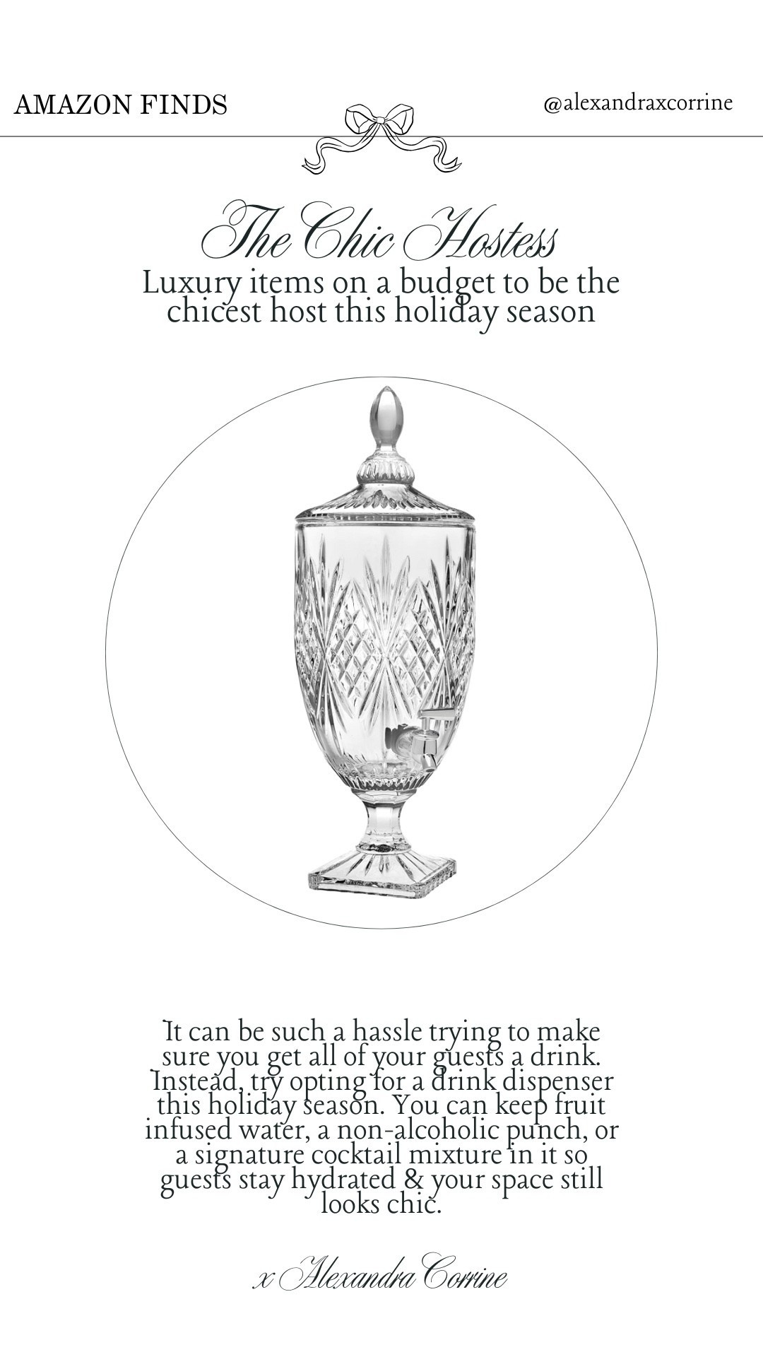 Chic hostess essentials from Amazon: Drink dispenser 🍸

Hosting, Amazon home finds, Amazon finds, luxury on a budget, bougie on a budget, host, holiday hosting essentials, crystal, drink dispenser, beverage, punch bowl

#LTKHome #LTKHoliday