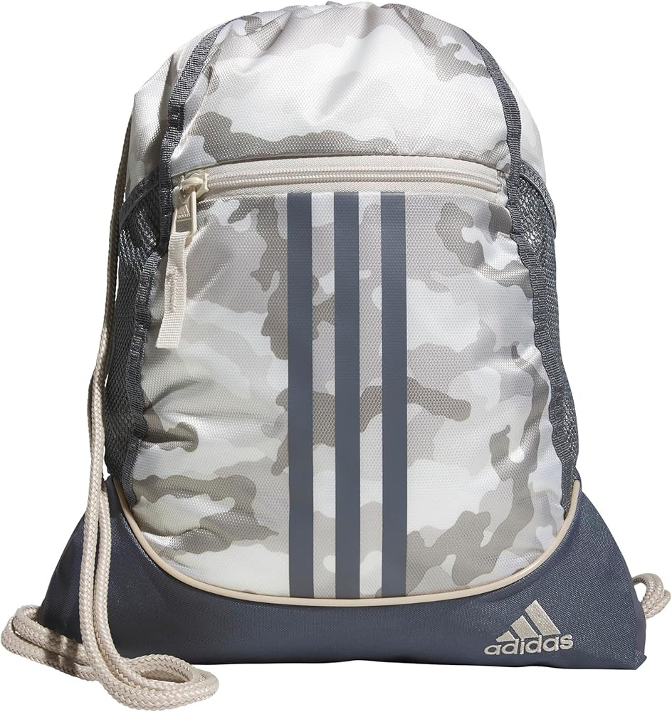 adidas Alliance Sackpack, Drawstring, Lightweight Small Gym Bag for Women, Soccer Backpack, Camou... | Amazon (US)