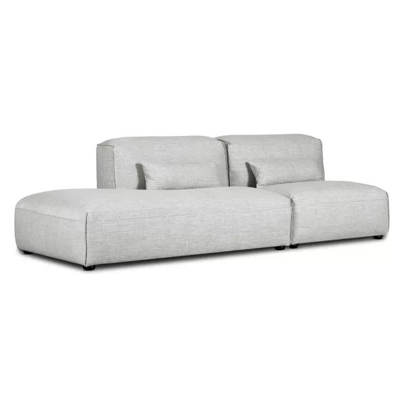 2pc Tourbino Left Armless Modular Sofas - Poly & Bark | Target