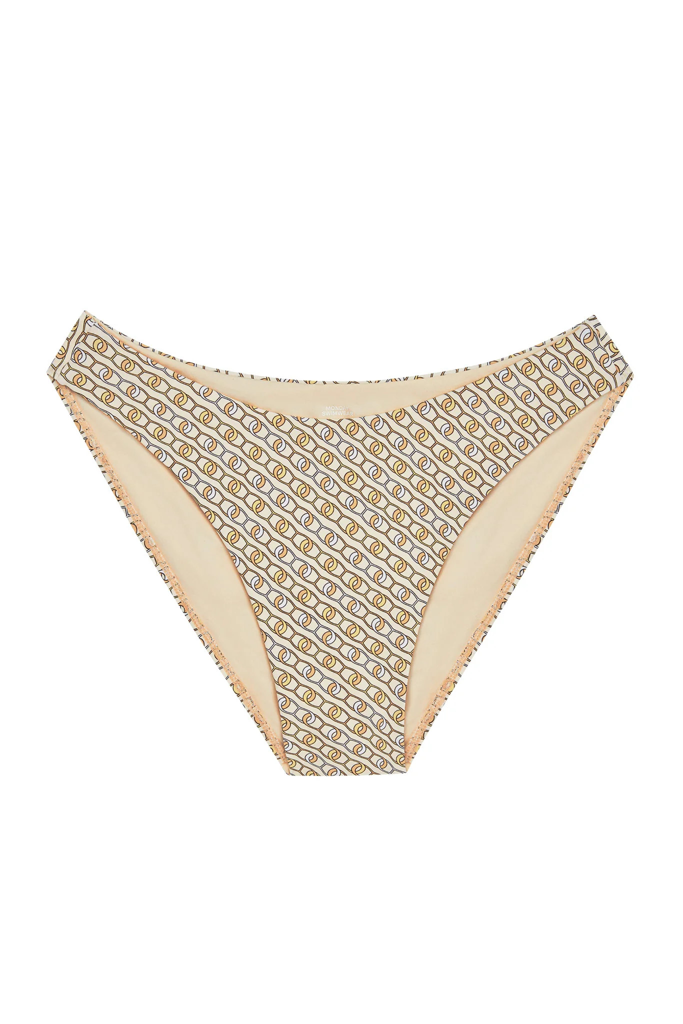 Seychelles Bottom - Sun Lynx Geo (Modest Coverage) | Monday Swimwear