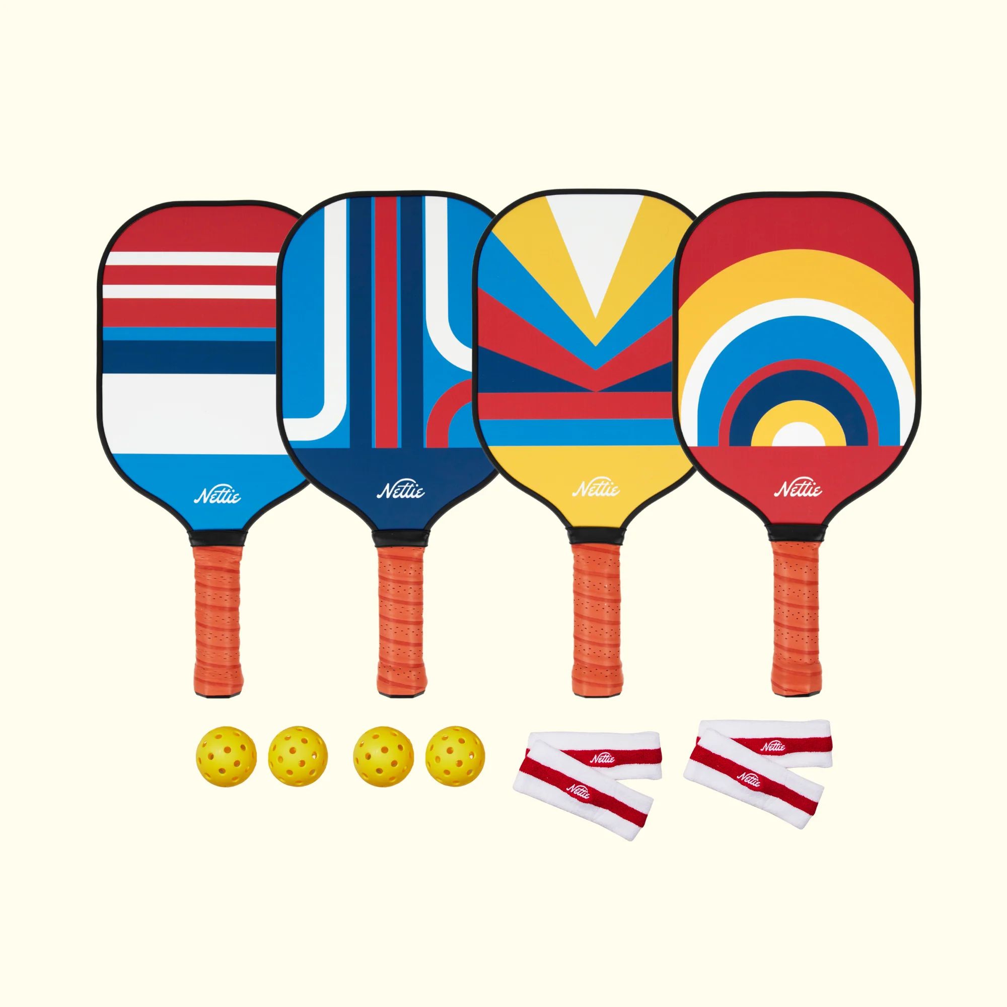 4-Pack Pickleball Set - Best Selling Combos | Nettie Pickleball Co.