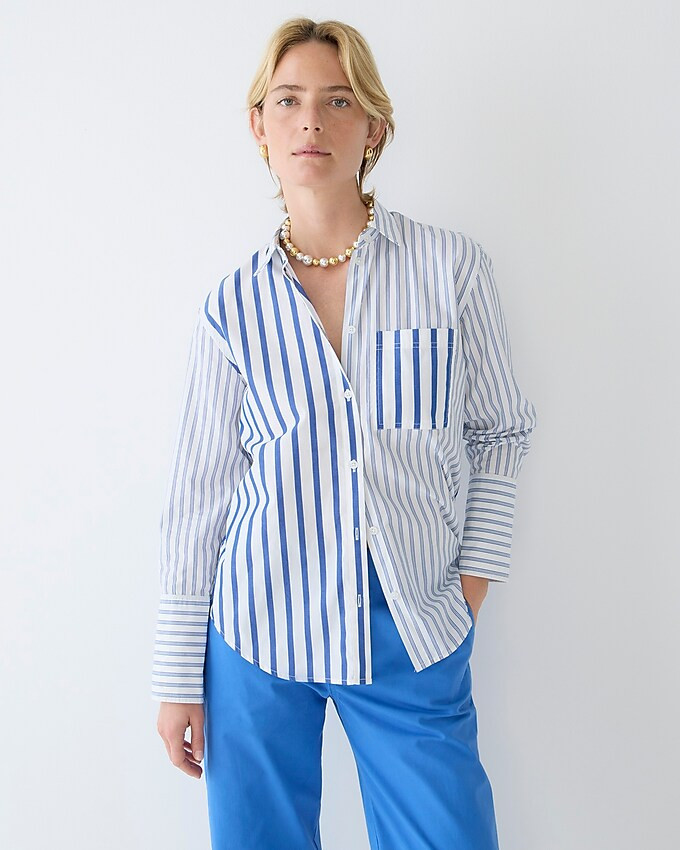 Garçon shirt in cocktail stripe cotton poplin | J. Crew US