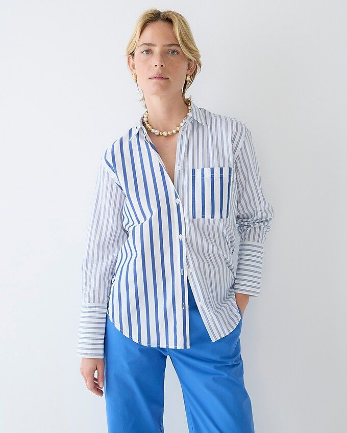 Garçon shirt in cocktail stripe cotton poplin | J.Crew US