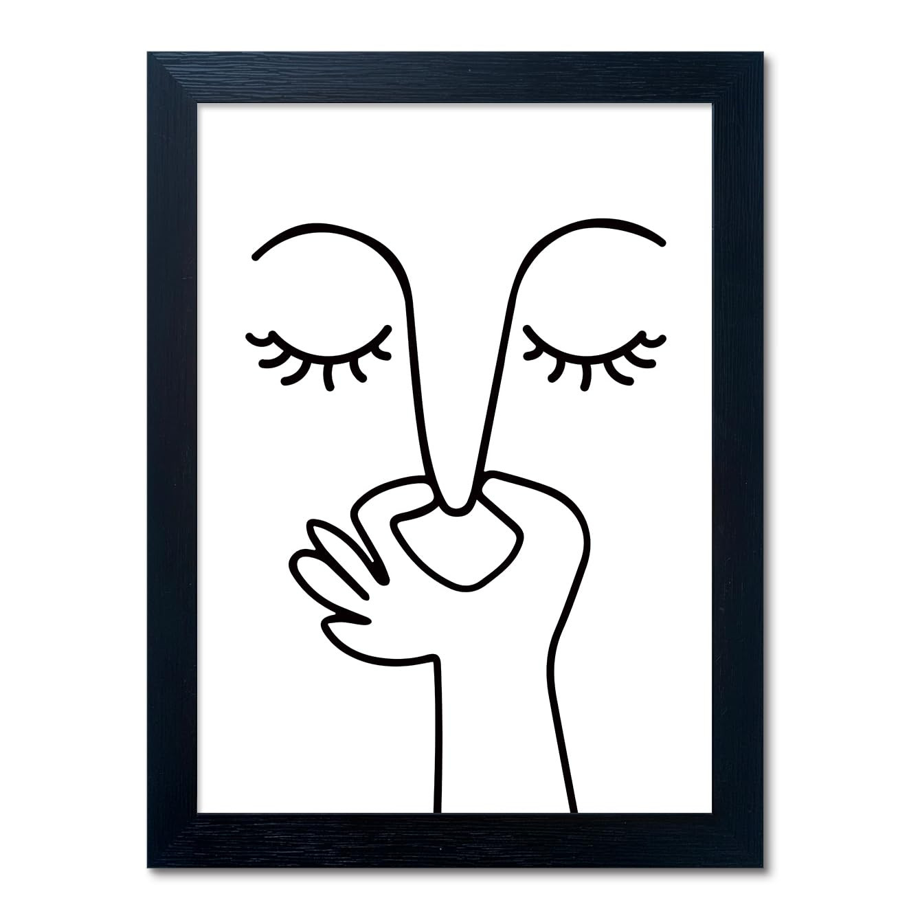 Black and White Bathroom Decor Bad Smell Humorous Wall Art Funny Canvas Print Guest Toilet Bathro... | Amazon (US)