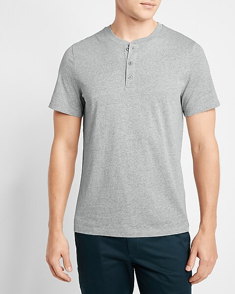 Short Sleeve Jersey Henley | Express