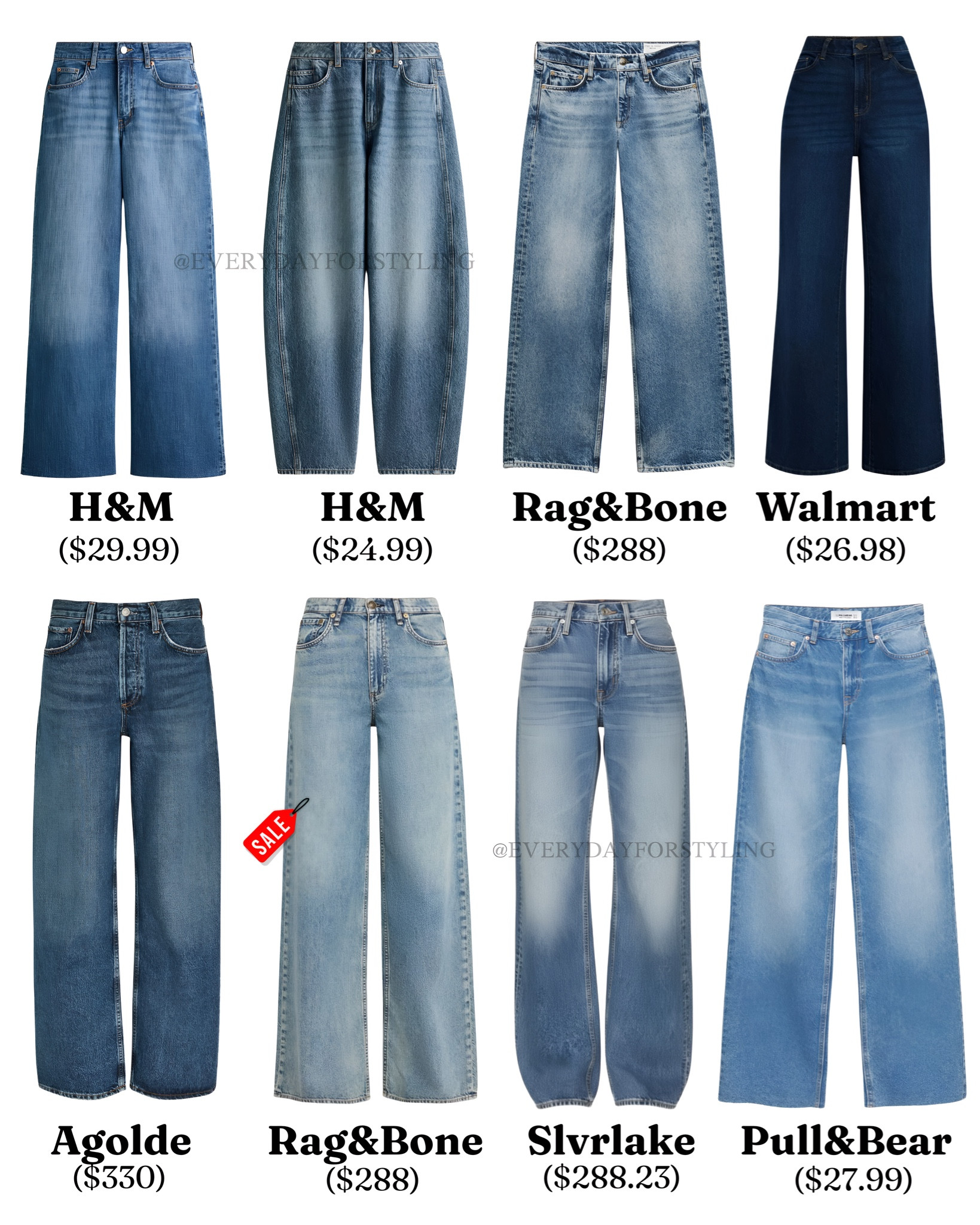 Every woman needs one perfect pair of wide leg blue jeans — and this edit just made finding them a whole lot easier 💙 

best wide leg jeans 2026, blue jeans edit women, affordable wide leg jeans, H&M jeans review, Agolde jeans outfit, Rag and Bone denim, Walmart fashion finds, wide leg denim styling, best jeans for women, barrel fit jeans trend, straight leg jeans women, denim under $30, luxury vs affordable denim, how to style wide leg jeans, best blue jeans brands, jeans that make you look taller, denim edit 2026, flattering jeans women, wardrobe essentials denim, style inspiration women, everydayforstyling

#WidelegJeansEdit, #BestJeans2026, #DenimEditWomen, #AffordableFashionFinds, #LuxuryVsAffordableDenim​​​​​​​​​​​​​​​​

#LTKTravel #LTKootd #LTKSaleAlert