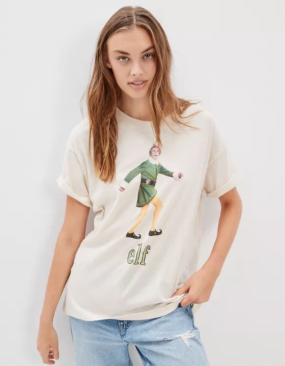 AE Elf Graphic Tee | American Eagle Outfitters (US & CA)