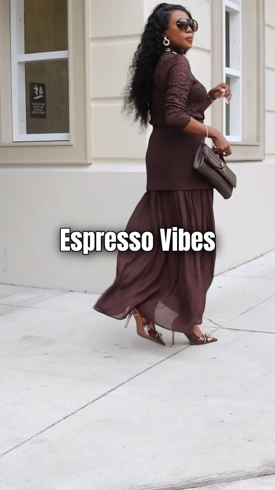 My lace top and skirt are true to size. 
Wearing a small in both. 

Date Night Outfit, Ootd, Chocolate Outfit, 

#LTKSpringSale #LTKOver40 #LTKootd