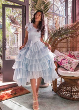 Mia Dress - Pink + Blue | JessaKae