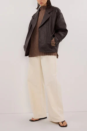 REAGAN 2.0 CREAM SLOUCHY JEAN | DISSH