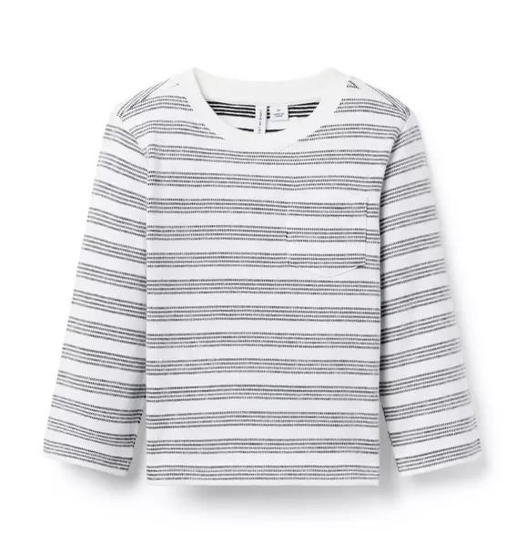Textured Striped Tee | Janie and Jack
