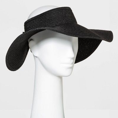 Women's Packable Straw Visor Hat - Shade & Shore™ | Target