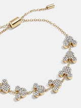 Mickey Mouse Disney Pavé Pull-Tie Bracelet | BaubleBar (US)