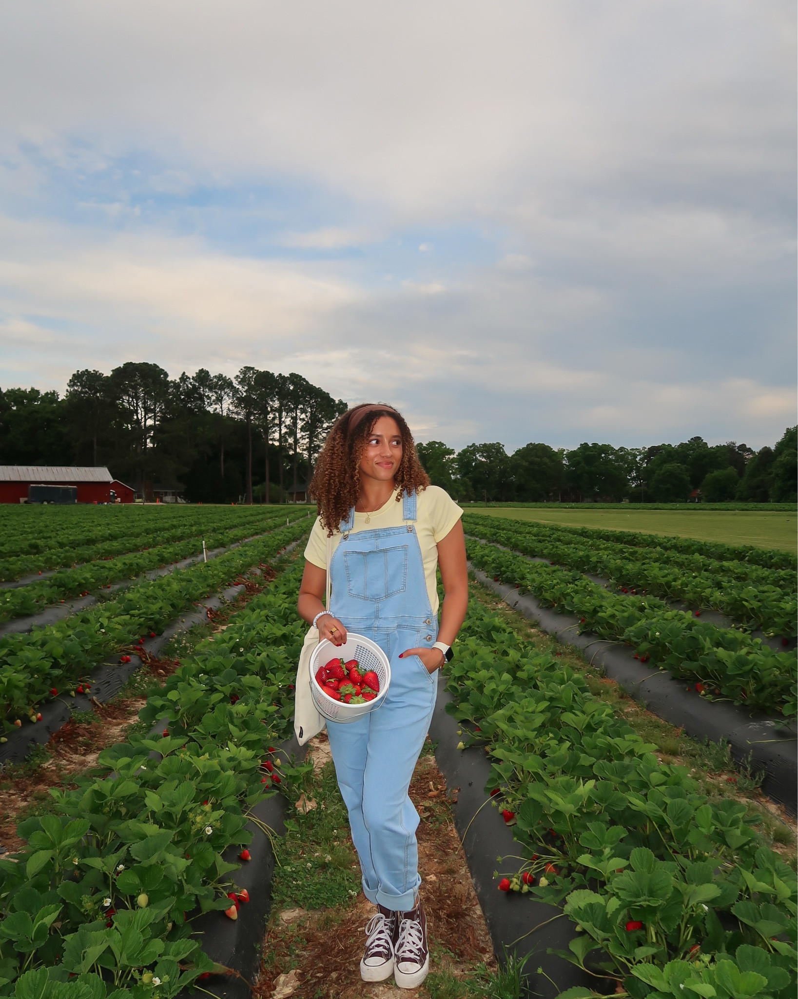 Perfect spring outdoor outfit! Wearing a M in the top and overalls! Tote is from Evry jewels (unavailable on LTK) use code “ZOER30” for $$ off! 

#LTKFindsUnder50 #LTKFindsUnder100 #LTKSeasonal