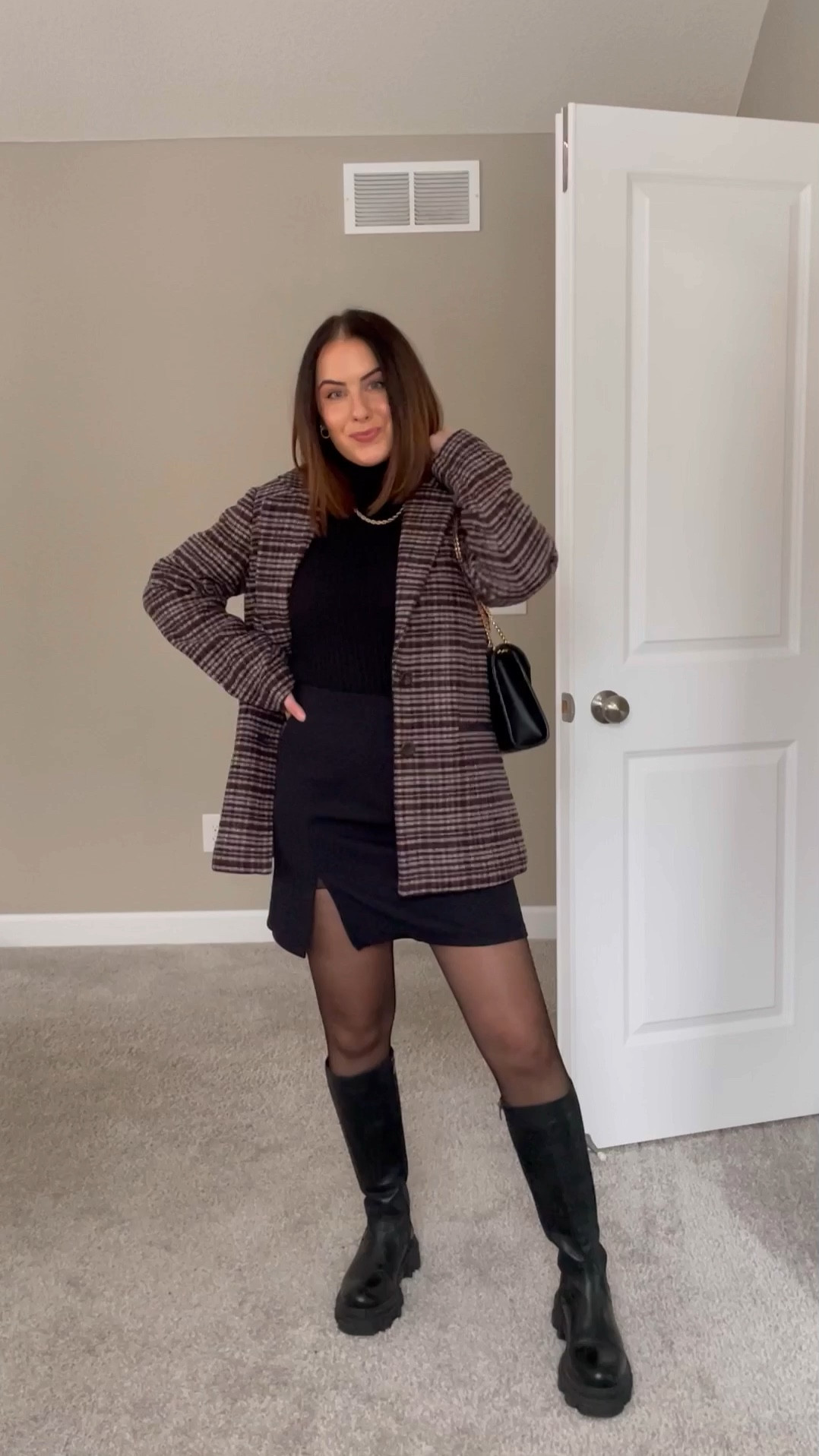 Blazer coat on sale - now 20% off! Wearing m in all, petite in blazer coat

#coat #blackskirt #winteroutfit

#LTKsalealert #LTKSeasonal #LTKxAF